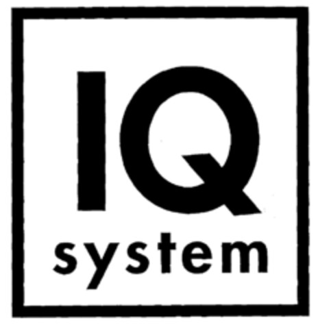 IQ system Logo (EUIPO, 09.08.1996)