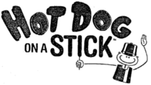 HOT DOG ON A STICK Logo (EUIPO, 06/18/1998)