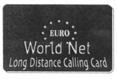 EURO World Net Long Distance Calling Card Logo (EUIPO, 16.06.2000)