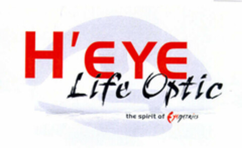 H' EYE Life Optic the spirit of EYEMETRICS Logo (EUIPO, 16.03.2001)