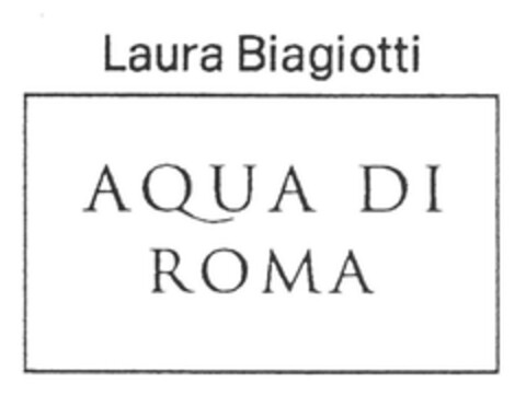 Laura Biagiotti AQUA DI ROMA Logo (EUIPO, 28.04.2004)