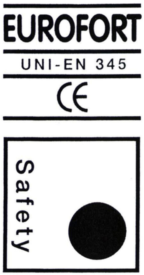 EUROFORT UNI-EN 345 CE Safety Logo (EUIPO, 05/13/2004)