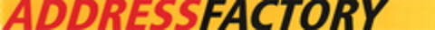 ADDRESSFACTORY Logo (EUIPO, 21.06.2004)