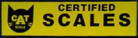 CAT SCALE CERTIFIED SCALES Logo (EUIPO, 08.11.2006)