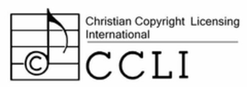 CCLI Christian Copyright Licensing International Logo (EUIPO, 12/03/2007)