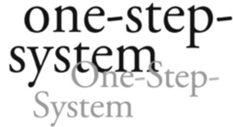one-step-system Logo (EUIPO, 24.02.2009)