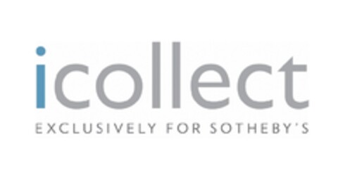 icollect EXCLUSIVELY FOR SOTHEBY'S Logo (EUIPO, 17.08.2009)