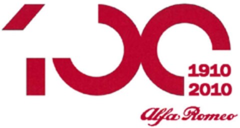 100 1910 2010 Alfa Romeo Logo (EUIPO, 01.12.2009)