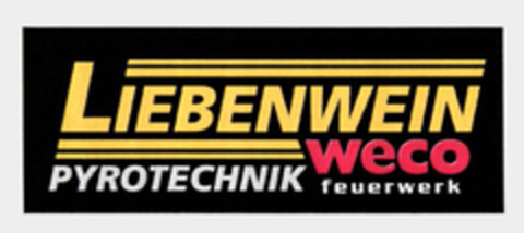LIEBENWEIN PYROTECHNIK WECO feuerwerk Logo (EUIPO, 12.07.2010)