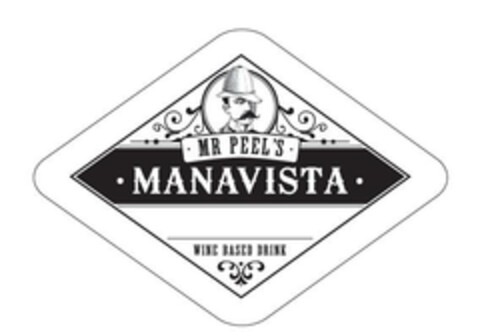 MR PEEL'S MANAVISTA WINE BASED DRINK Logo (EUIPO, 13.03.2014)
