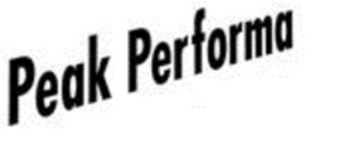 PEAK PERFORMA Logo (EUIPO, 10.10.2014)