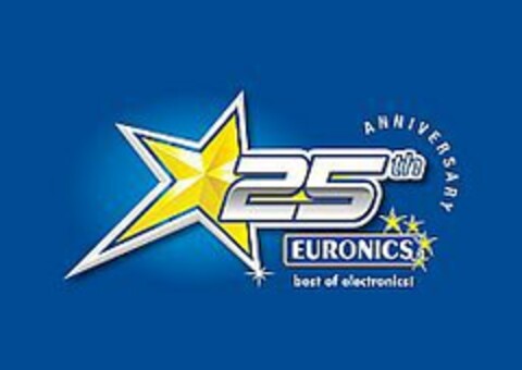 25th ANNIVERSARY EURONICS BEST OF ELECTRONICS! Logo (EUIPO, 12.12.2014)