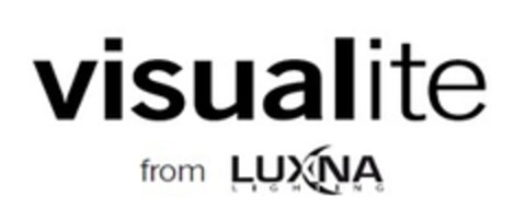 visualite from LUXNA LIGHTING Logo (EUIPO, 24.09.2015)