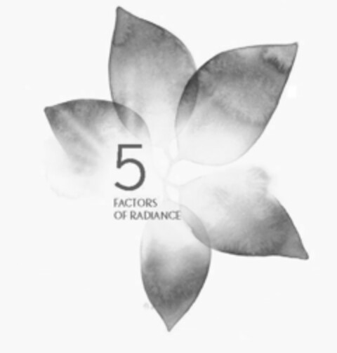 5 FACTORS OF RADIANCE Logo (EUIPO, 02/24/2016)