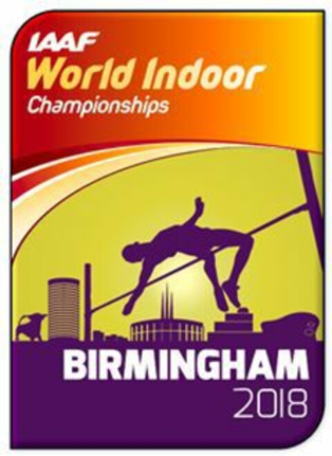 IAAF World Indoor Championships BIRMINGHAM 2018 Logo (EUIPO, 14.03.2016)