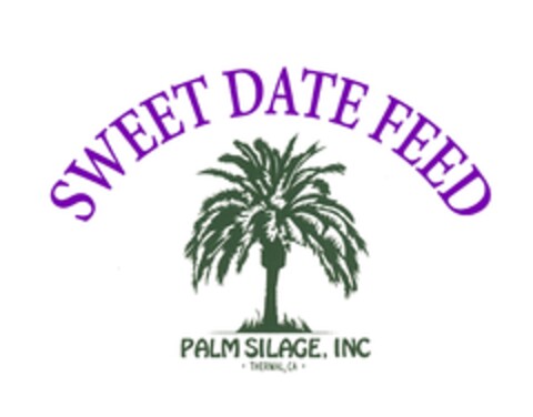 SWEET DATE FEED PALM SILAGE, INC THERMAL, CA Logo (EUIPO, 03/15/2017)