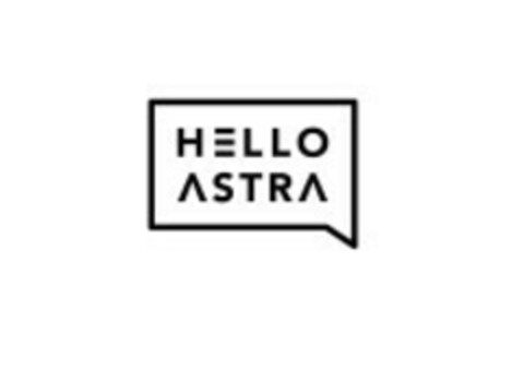 HELLO ASTRA Logo (EUIPO, 03/28/2019)