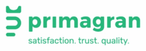 primagran satisfaction. trust. quality. Logo (EUIPO, 28.03.2022)