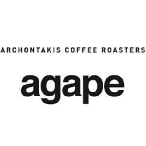 ARCHONTAKIS COFFEE ROASTERS agape Logo (EUIPO, 10/31/2023)