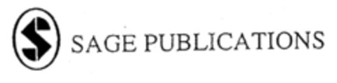 SAGE PUBLICATIONS Logo (EUIPO, 19.04.1996)