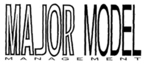 MAJOR MODEL MANAGEMENT Logo (EUIPO, 22.10.1996)