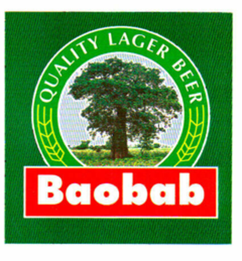 QUALITY LAGER BEER Baobab Logo (EUIPO, 25.11.1997)
