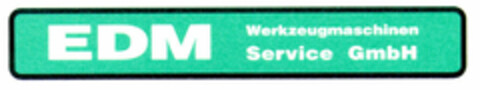 EDM Werkzeugmaschinen Service GmbH Logo (EUIPO, 29.01.1999)