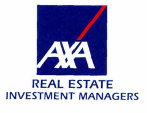 AXA REAL ESTATE INVESTMENT MANAGERS Logo (EUIPO, 03/28/2000)