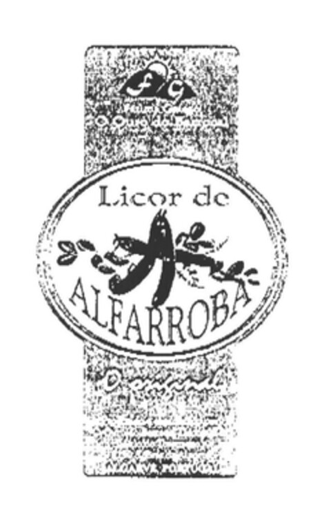 f g O OURO DO BARROCAL Licor de ALFARROBA Logo (EUIPO, 08/27/2003)