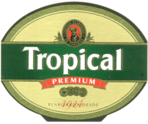 TROPICAL PREMIUM ELABORADA DESDE 1924 Logo (EUIPO, 27.10.2003)