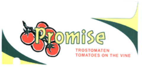 Promise TROSTOMATEN TOMATOES ON THE VINE Logo (EUIPO, 12/03/2003)