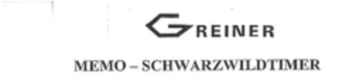 G REINER MEMO-SCHWARZWILDTIMER Logo (EUIPO, 22.09.2006)