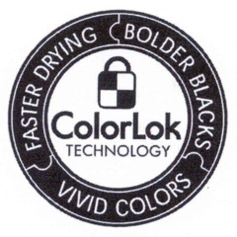 ColorLok TECHNOLOGY FASTER DRYING BOLDER BLACKS VIVID COLORS Logo (EUIPO, 23.08.2007)