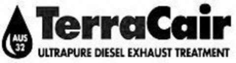 TerraCair ULTRAPURE DIESEL EXHAUST TREATMENT Logo (EUIPO, 04/16/2008)