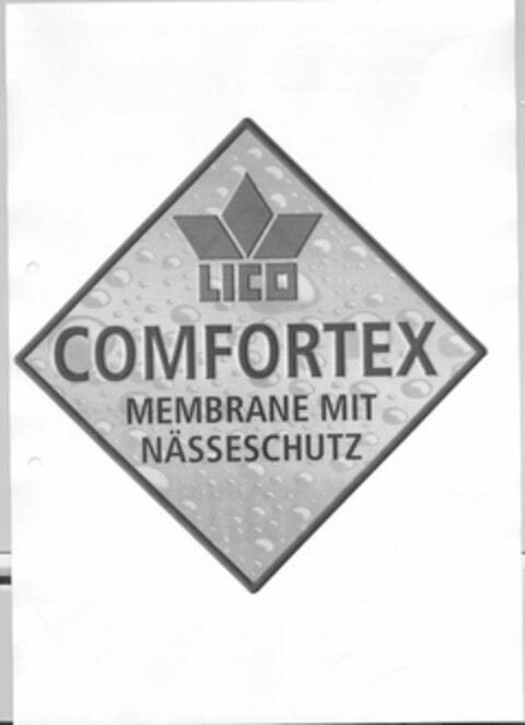 LICO COMFORTEX MEMBRANE MIT NÄSSESCHUTZ Logo (EUIPO, 04/25/2008)