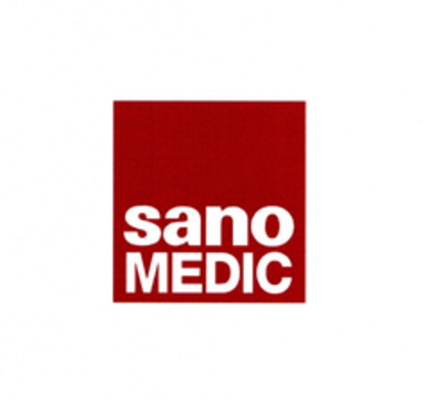 sano MEDIC Logo (EUIPO, 10/08/2008)
