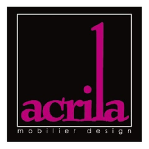 acrila mobilier design Logo (EUIPO, 22.06.2009)