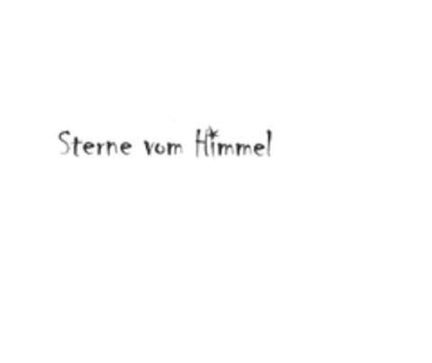 Sterne vom Himmel Logo (EUIPO, 30.11.2009)