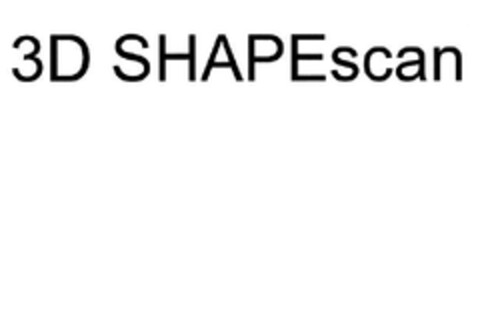 3D SHAPEscan Logo (EUIPO, 08.11.2010)