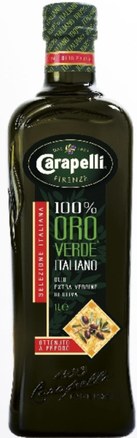 100% ORO VERDE ITALIANO Logo (EUIPO, 12.07.2012)