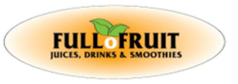 FULL O FRUIT JUICES, DRINKS & SMOOTHIES Logo (EUIPO, 18.08.2014)