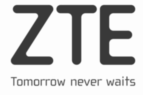 ZTE Tomorrow never waits Logo (EUIPO, 14.01.2015)