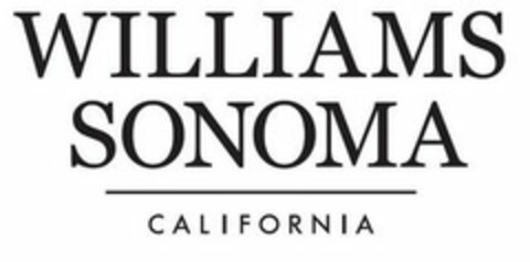 WILLIAMS SONOMA CALIFORNIA Logo (EUIPO, 04.11.2016)