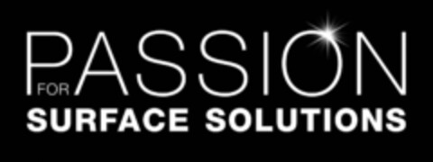 PASSION FOR SURFACE SOLUTIONS Logo (EUIPO, 29.03.2017)