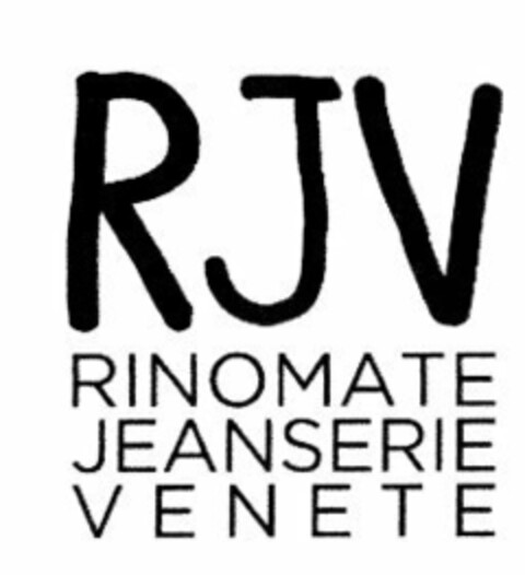 RJV RINOMATE JEANSERIE VENETE Logo (EUIPO, 27.07.2017)