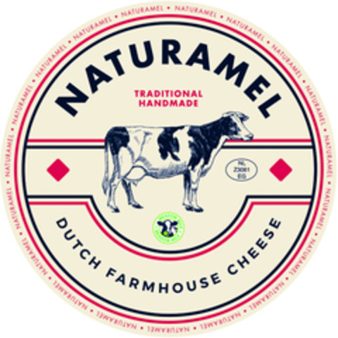 NATURAMEL Traditional Handmade Dutch Farmhouse Cheese Logo (EUIPO, 03/14/2018)