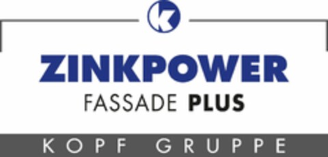 ZINKPOWER FASSADE PLUS KOPF GRUPPE Logo (EUIPO, 12.12.2019)