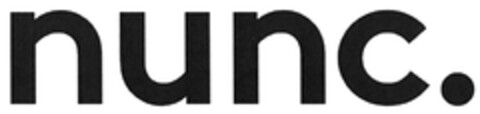 nunc. Logo (EUIPO, 13.10.2021)