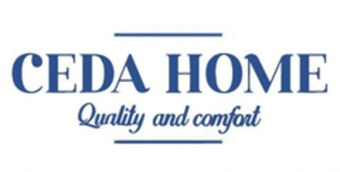 CEDA HOME Quality and comfort Logo (EUIPO, 25.04.2023)