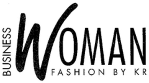 BUSINESS WOMAN FASHION BY KR Logo (EUIPO, 01.04.1996)